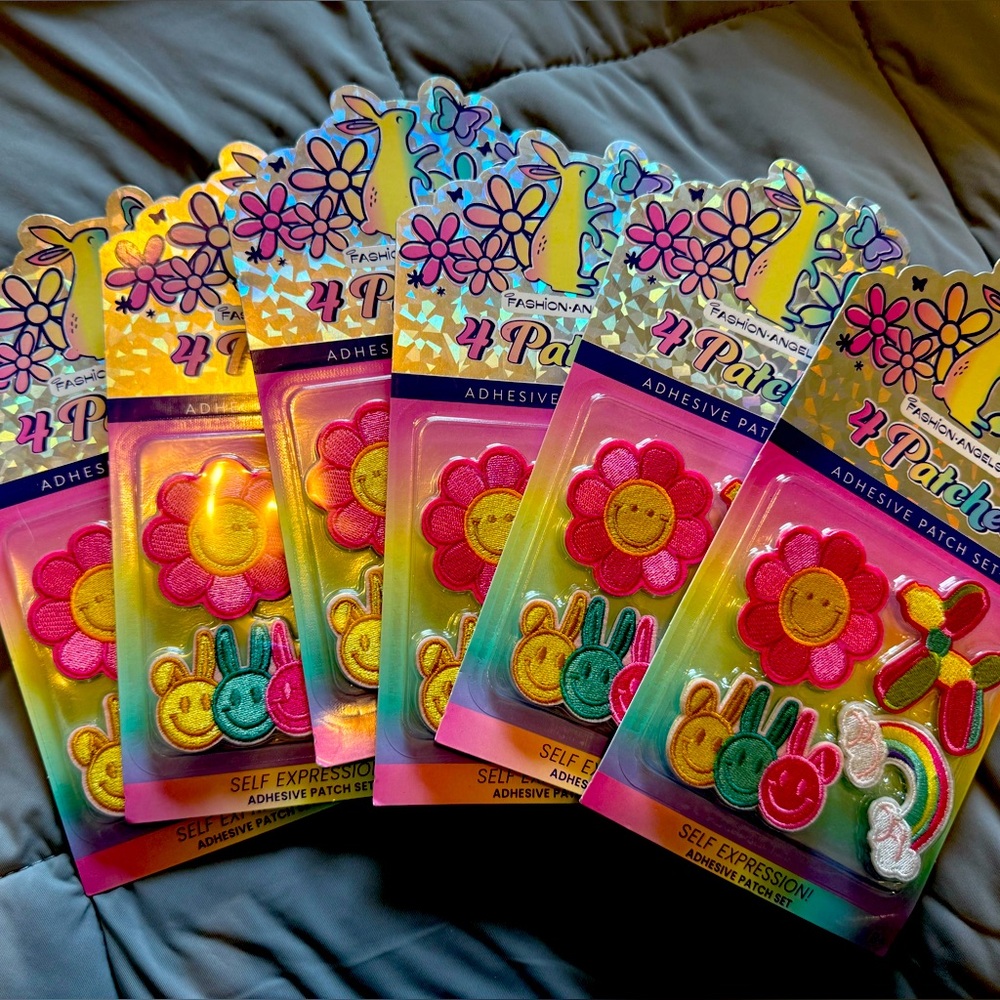 Set of 6 adhesive patch packages (24 patches total!)
